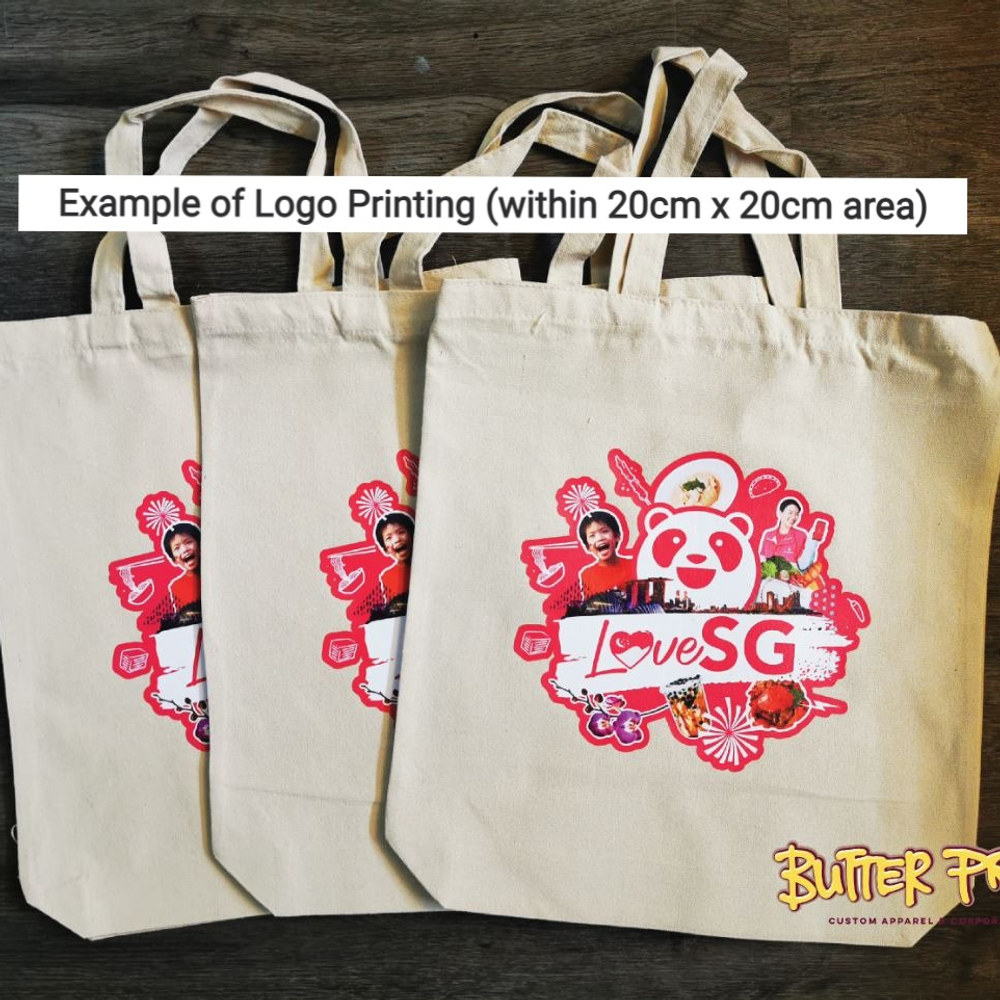 Custom Name on Canvas Tote Bag, view 4
