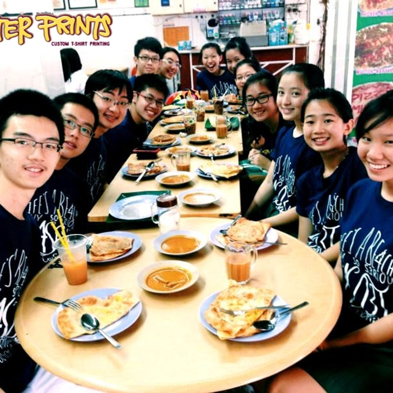 Class tees, worn by the whole table